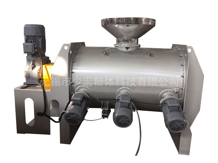 犁刀混合機(jī)配水冷夾套、噴液裝置